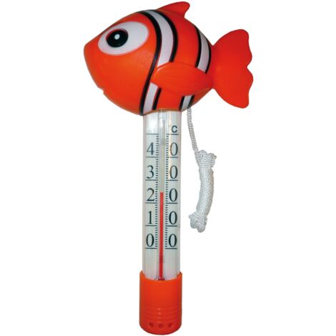Termómetro de piscina pez payaso rojo