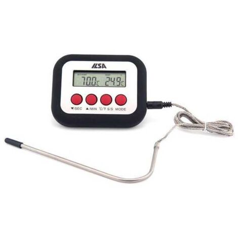 Termómetro Digital de Cocina con Sonda 80 Ilsa