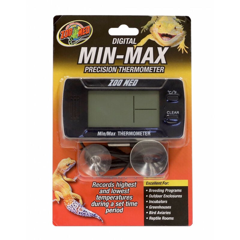 

Termómetro digital de precisión mini maxi. TH-32 E. para reptiles.