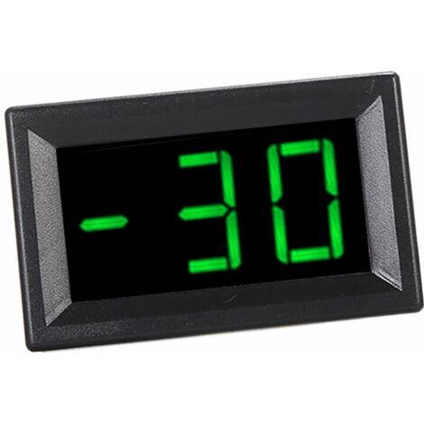 Termómetro digital industrial de alta temperatura, tipo K, de color verde, de 30 a 800 grados