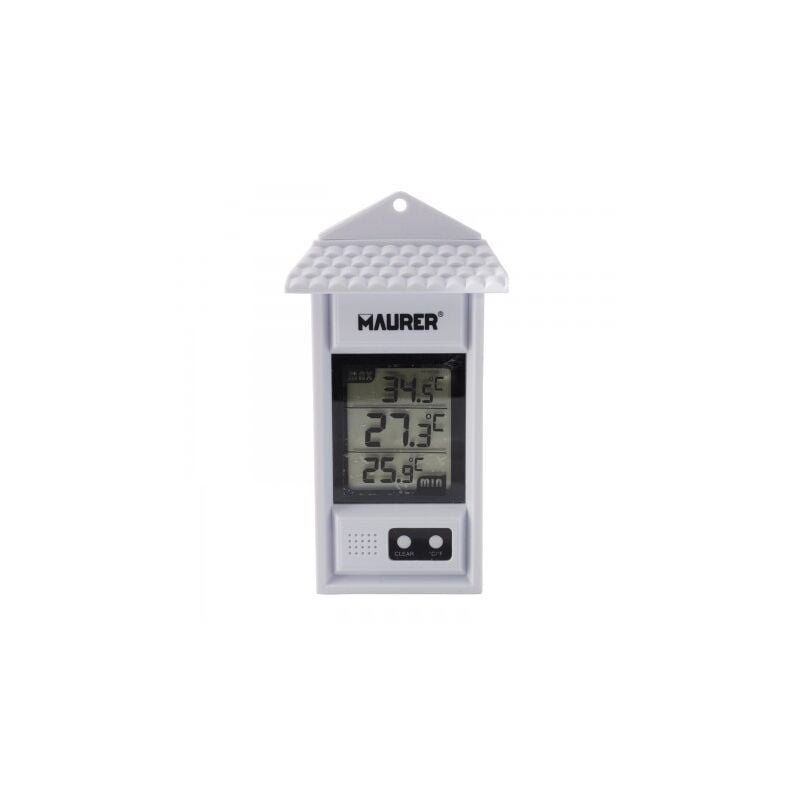

Termometro digital interiores / exteriores con indicador de temperatura maxima y minima