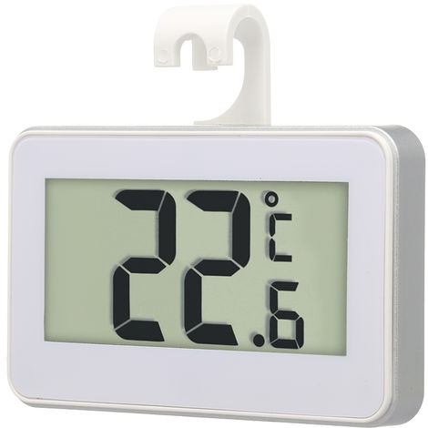 Termometro digital LCD, con soporte ajustable