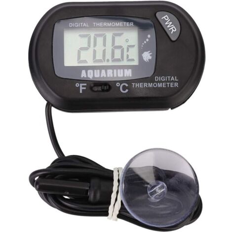 Termómetro digital LCD de -50∽70℃, termómetro de agua para acuarios, reptiles y terrarios, medidor de temperatura para vehículos, reptiles, terrarios, peceras y refrigeradores