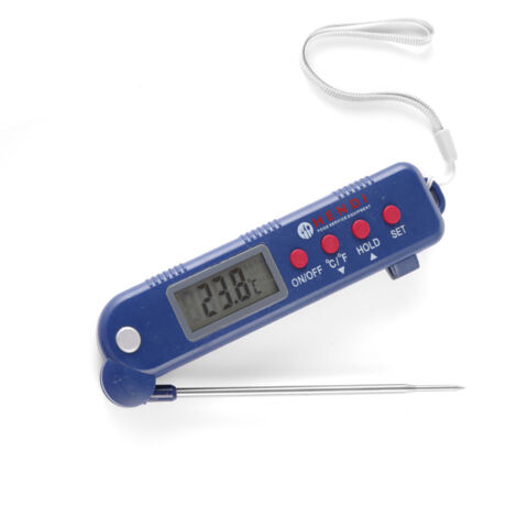 Termómetro digital para alimentos con sonda plegable - Hendi 271308