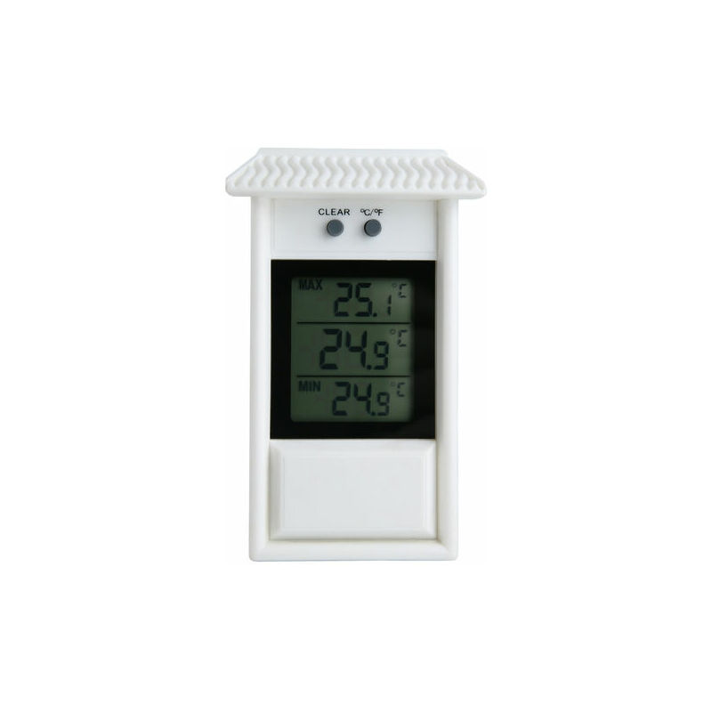 Image of Termometro digitale con min-max, bianco