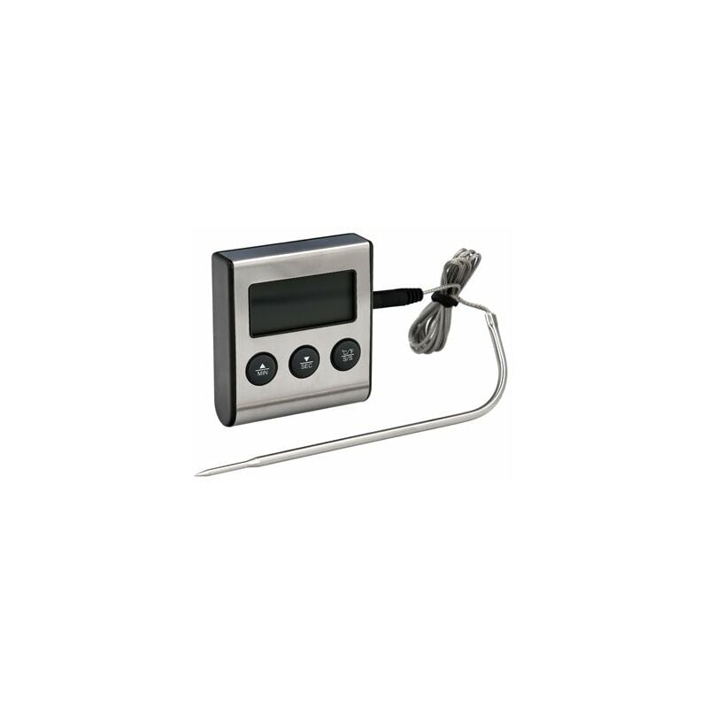 Image of Oryx - Termometro digitale da cucina con sonda cablata e lettore di temperatura con supporto