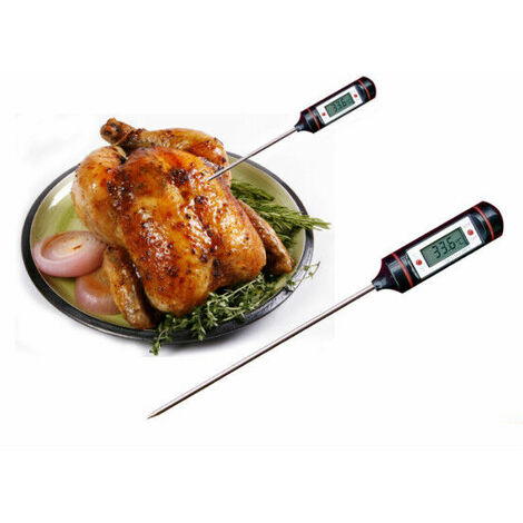 TERMOMETRO DIGITALE DA CUCINA SONDA PER ALIMENTI BEVANDE LABORATORIO BARBEQUE