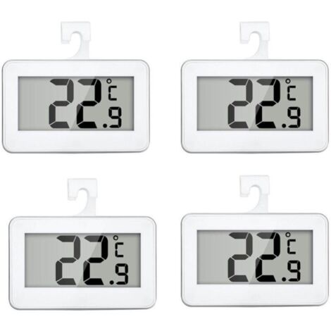 Termometro digitale impermeabile con termometro per scomparto congelatore e schermo LCD di facile lettura, perfetto per l'uso all'aperto