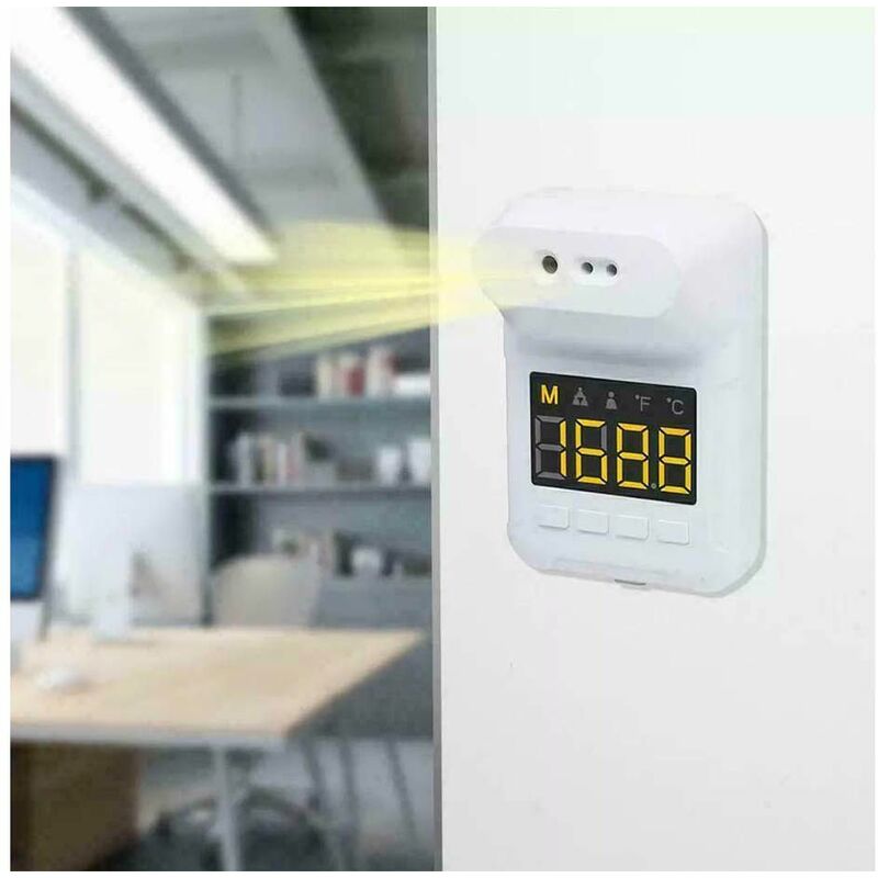 Image of BS - Termometro digitale infrarossi automatico da parete termoscanner k3s