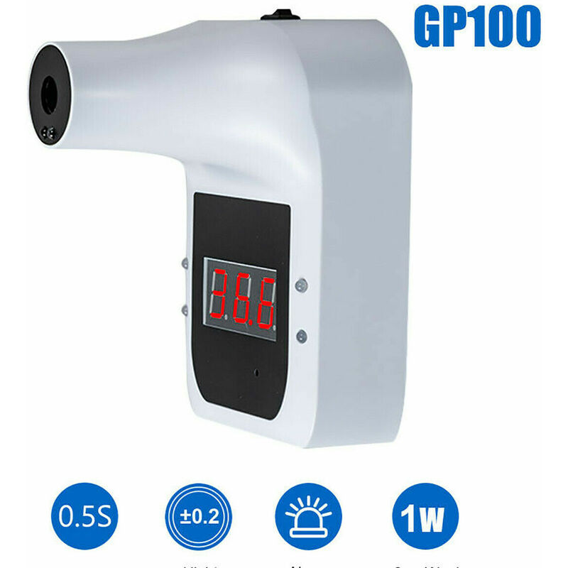 Image of R&g - termometro digitale infrarossi ir da muro temperatura ufficio febbre no contact