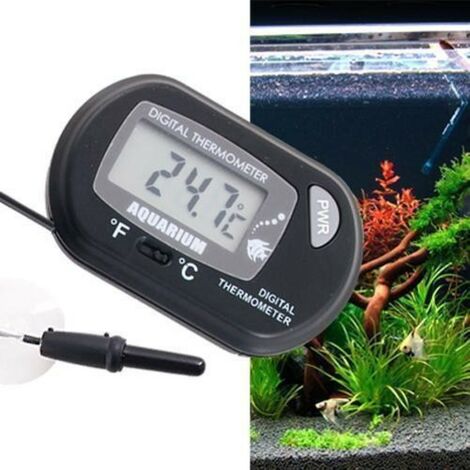TiooDre Striscia termometro LCD Adesiva per Acquario 