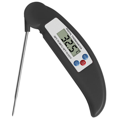 Termometro digitale per carne BBQ Grill, termometro elettronico, sonda super lunga per cucinare e affumicare caramelle, friggere, cibo, latte, yogurt (rosso)