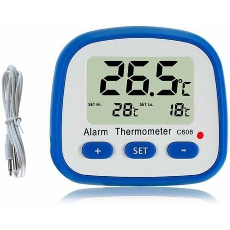 Termometro digitale per frigorifero e freezer – con magnete e supporto