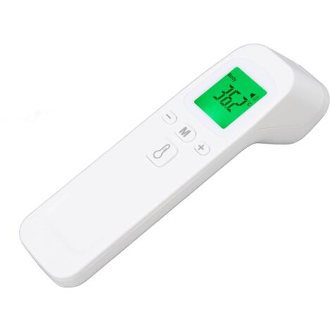 Termometro digitale per la fronte, termometro a infrarossi senza contatto, lettura precisa e allarme alta temperatura, funzione di memorizzazione, termometro per adulti e neonati