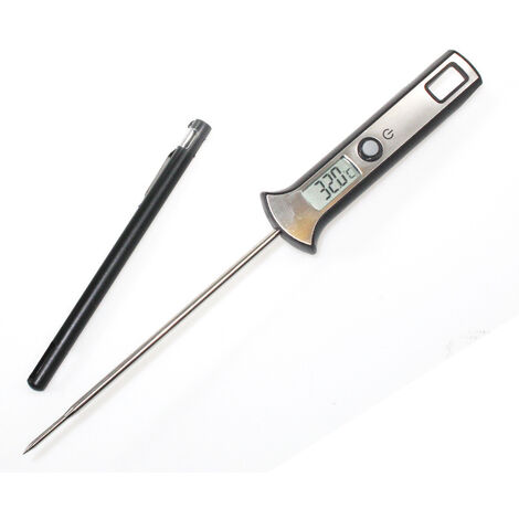 Termometro elettronico da cucina, sonda a diametro variabile, temperatura olio, latte, termometro per alimenti per barbecue