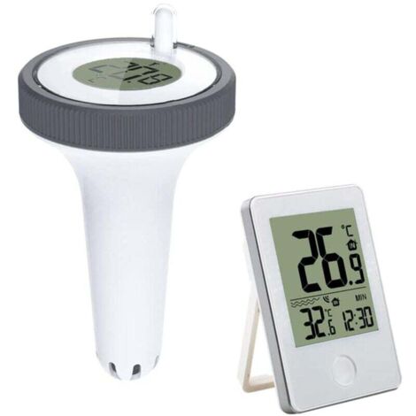 Termometro elettronico per la temperatura dell'acqua con ricevitore digitale, display LCD per acquario/spa/laghetto