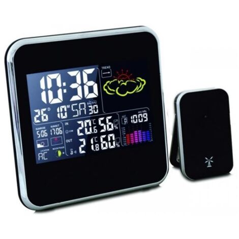 TERMOMETRO ELETTRONICO / STAZIONE METEO CON DISPLAY A COLORI