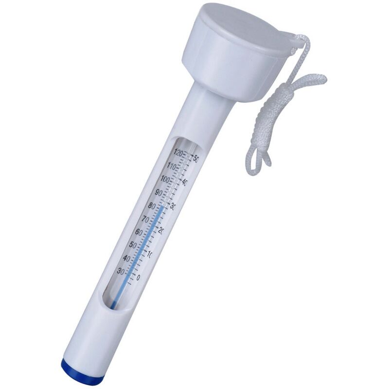 

Lolahome - Termómetro flotante blanco de plástico de Ø 18 cm