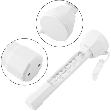 Termómetro flotante [Especial para spa/piscina] – ABS – 22,5 cm – Rango de medición: 0 °C a 40 °C – Fácil de leer y portátil