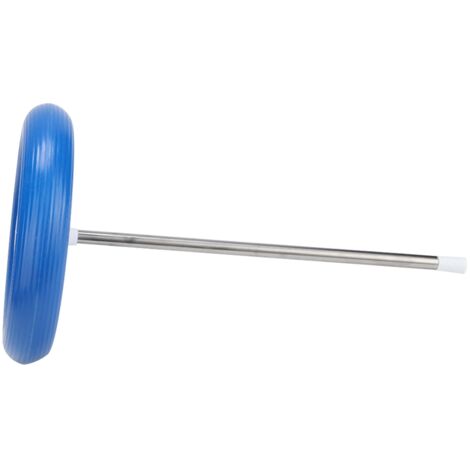 Termómetro flotante – medidor de temperatura del agua para piscina, spa, jacuzzi, 33 cm, PVC azul con cuerda