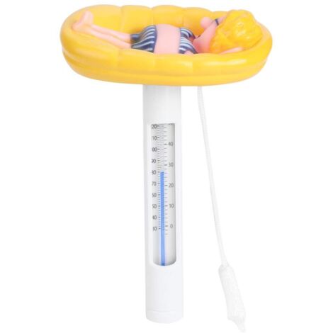 Termómetro flotante para piscina, termómetro para piscina, diseño para niño pequeño, accesorios para piscina