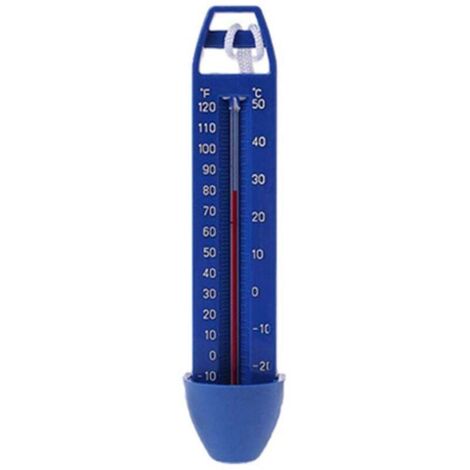Termometro galleggiante, facile lettura della temperatura dell'acqua, termometro antiurto per piscina con display Fahrenheit e Celsius per spa interne ed esterne
