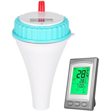 Termometro galleggiante wireless per piscina, ad alta precisione, di facile lettura, digitale, ideale per spa, vasche idromassaggio e acquari.