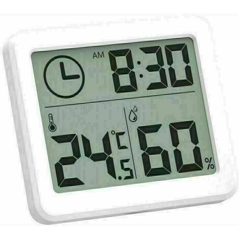Termómetro higrómetro digital de alta precisión para interiores, monitor portátil de humedad y temperatura para el hogar, la oficina