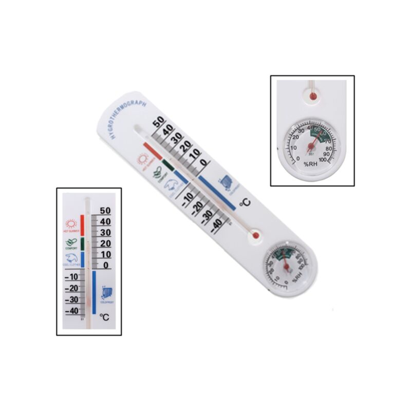 Image of Termometro igrometro analogico -40+50 °c misura temperatura e umidita'