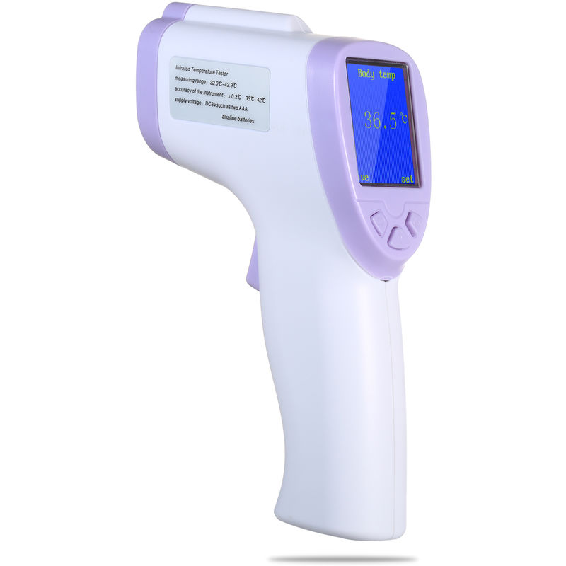 

Termometro infrarrojo, medidor digital de temperatura de la frente, 32 ℃ a 42.9 ℃