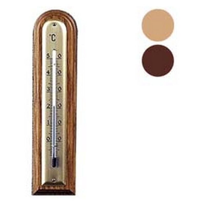 Molletherm - termometro legno noce arrotondato