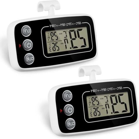 Termometro magnetico digitale per frigorifero - Monitor della temperatura per cucina e casa.