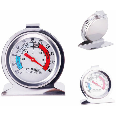 4 Pack Refrigerator Thermometer 30~30c/20~80f Classic Fridge