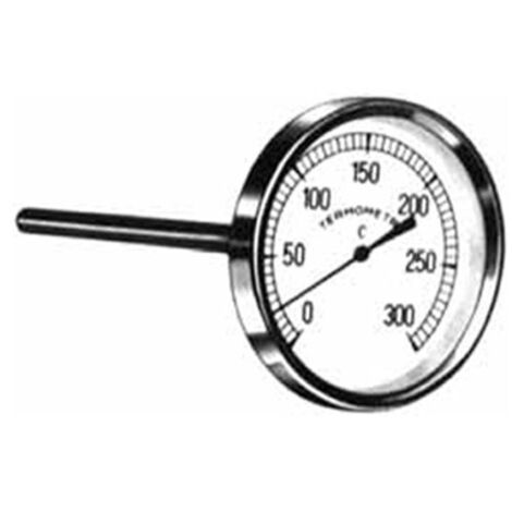 Termómetro para horno de leña de hasta 300ºC Ø40x65mm