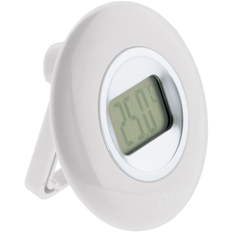 

Termómetro para interiores con pantalla LCD blanco - Otio
