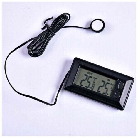 Thermomètre intérieur / extérieur sans fil Noir