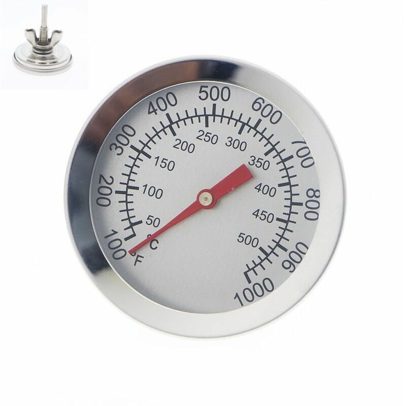 Image of Termometro per barbecue, Termometro da forno in acciaio inossidabile Termometro con display analogico max 500°C/1000°F