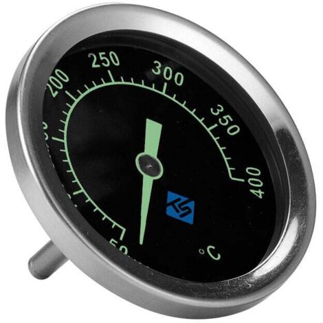 Termometro per barbecue Termometro per temperatura del forno Termometro per griglia bimetallico in acciaio inossidabile Indicatore di temperatura per barbecue all'aperto Griglia per affumicatore Termo