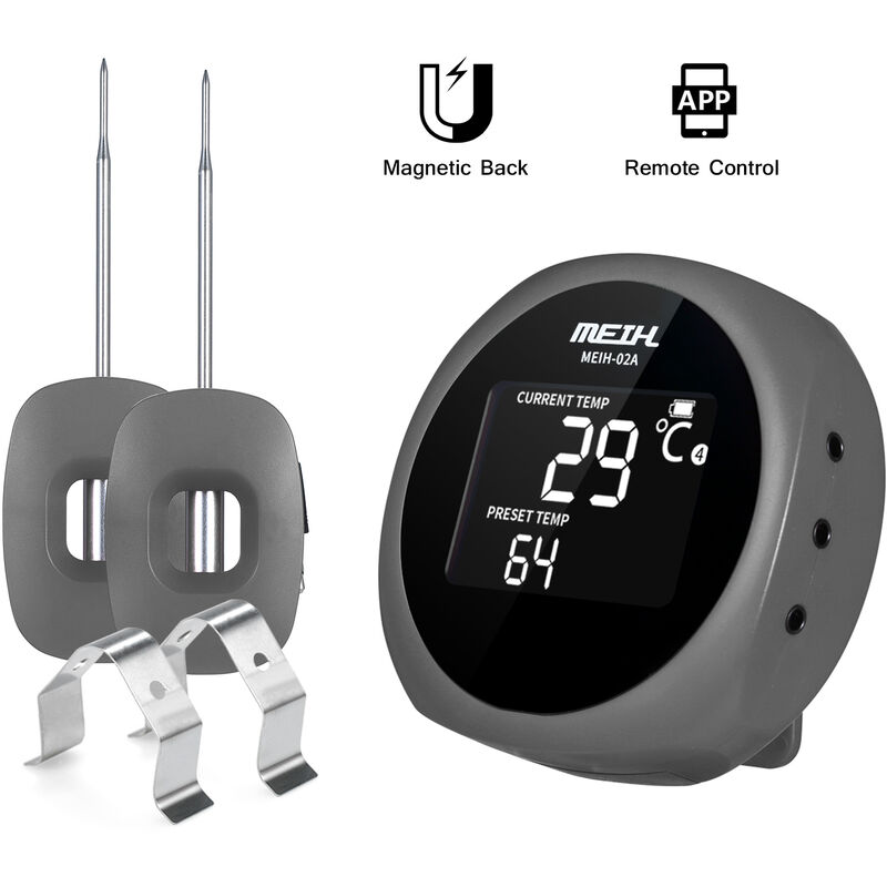 Termometro per barbecue wireless Supporto aggiunta...