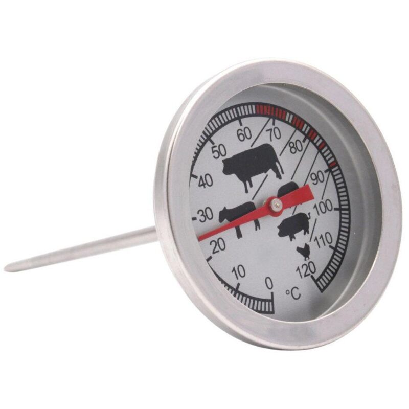 Image of Termometro per carne - Acciaio inossidabile e vetro