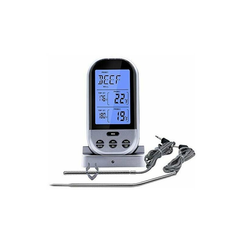 Termometro per carne digitale wireless Timer da
