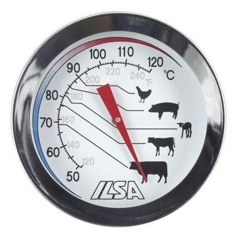 TERMOMETRO PER CARNE TEMPERATURA ALIMENTI IN ACCIAIO INOX ILSA 1310