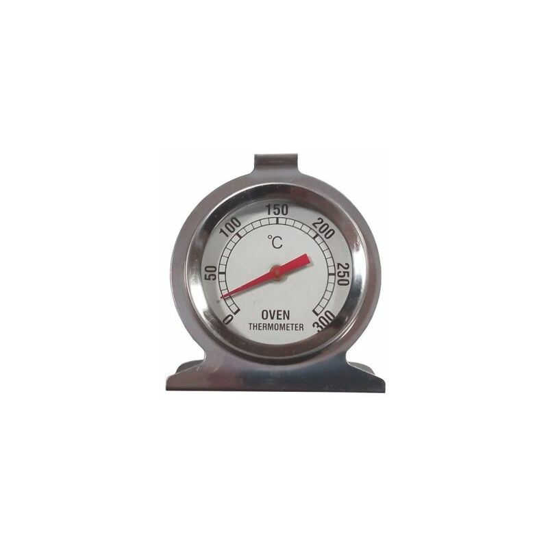 Image of Termometro Per Forno Indicatore Temperatura In Acciaio Inox 0 - 300° C (34657)
