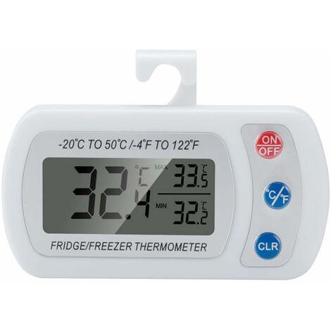 Limeo 1 PZ LCD Termometro Digitale Tester Impermeabile Termometro Frigorifero ad Alta Precisione Digitale Termometro Elettronico Frigorifero 