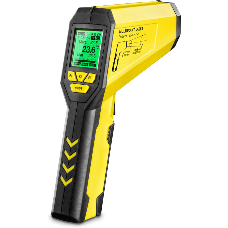 Trotec Termometro/pirometro a infrarossi con laser multipunto TP10
