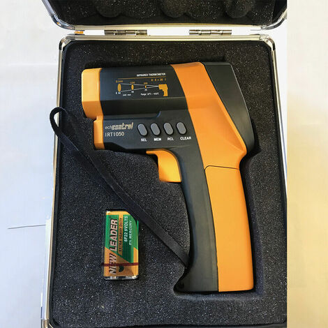 Termometro pistola infrarossi rilevatore temperatura - 32°C + 1050°C - IRT1050