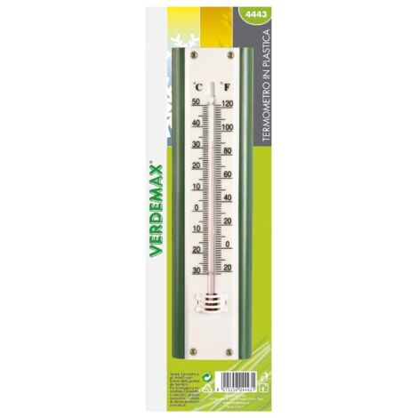 termometro plastica mm 220x58