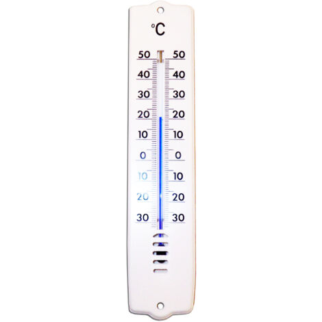 Termómetro Pluvia 101032 207x44 mm Plástico Blanco