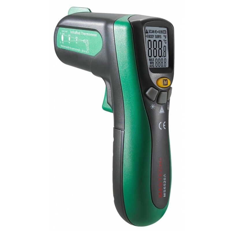 

Termometro por infrarojos a distancia con puntero laser MASTECH MS6520A (-20ºC a +300ºC)
