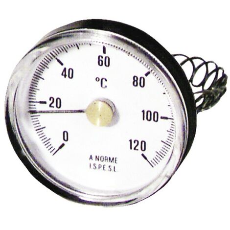 Termometro rotondo per contatto 0°-120°C
